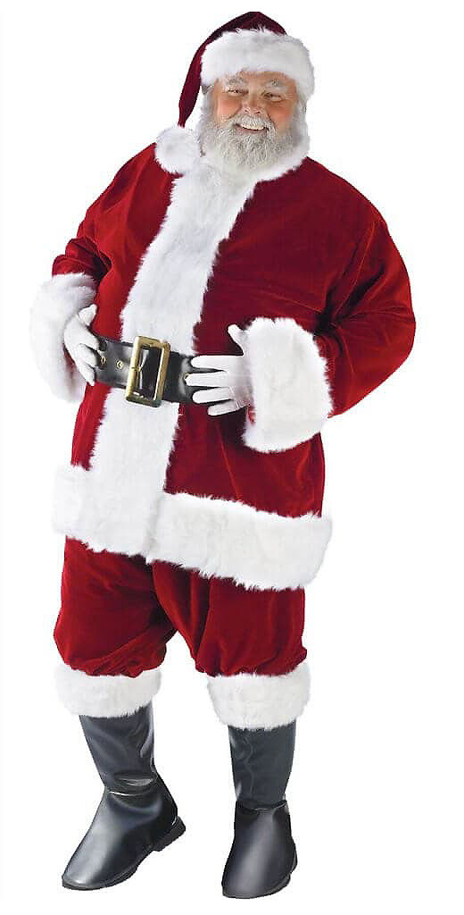 Santa Claus Kostüme Weihnachtsmann Verkleidung Anzug Komplett ✅ SET ✅